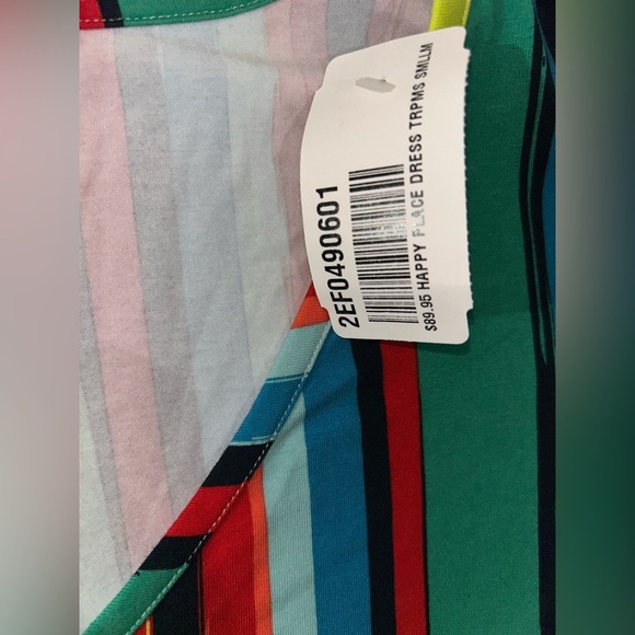 Soft surroundings v neck shift stripe dress - Picture 5 of 12